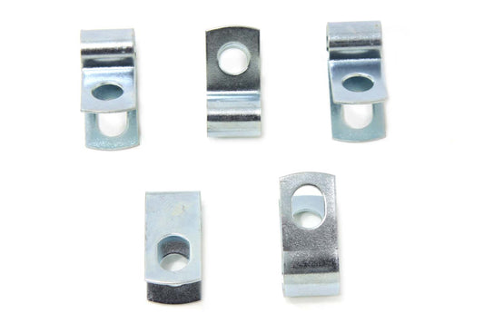 HARLEY Zinc Speedometer Cable Clamps fits 1957-1961 FL,