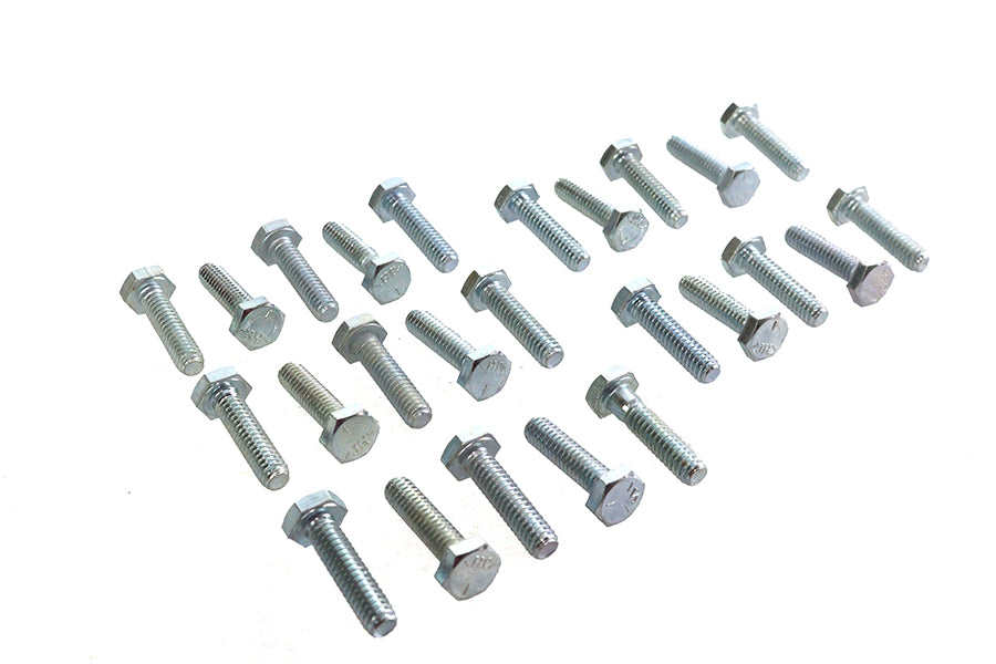 HARLEY Sechskantschrauben Zink 1/4 Zoll-20 x 1 Zoll Passend für 0- Alle, Modelle