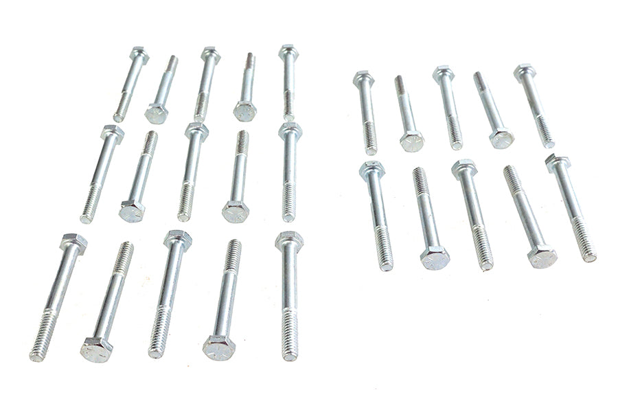 HARLEY Sechskantschrauben Zink 1/4 Zoll X 2-1/4 Zoll Passend für 0- Alle, Modelle