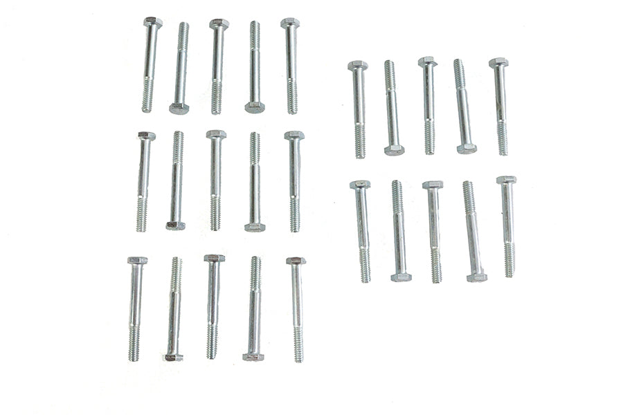 HARLEY Sechskantschrauben Zink 1/4 Zoll X 2-1/4 Zoll Passend für 0- Alle, Modelle