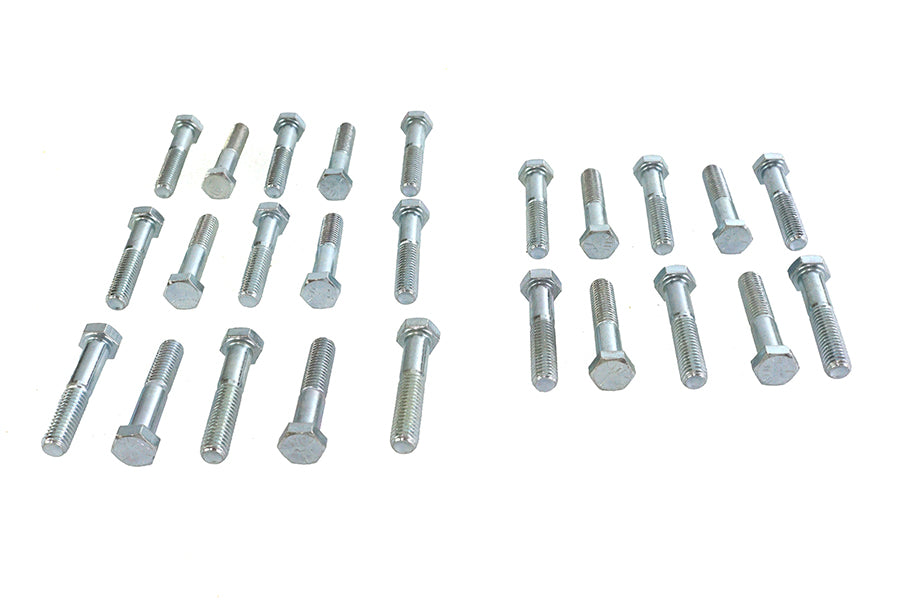 HARLEY Sechskantschrauben Zink 3/8 Zoll x 2 Zoll Passend für 0- Alle, Modelle