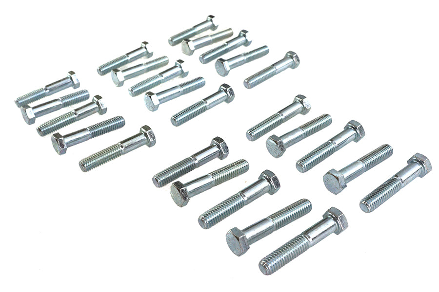 HARLEY Sechskantschrauben Zink 3/8 Zoll x 2 Zoll Passend für 0- Alle, Modelle