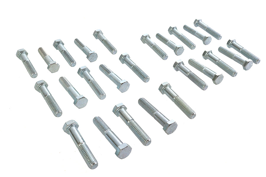 HARLEY Sechskantschrauben Zink 3/8 Zoll x 2 Zoll Passend für 0- Alle, Modelle