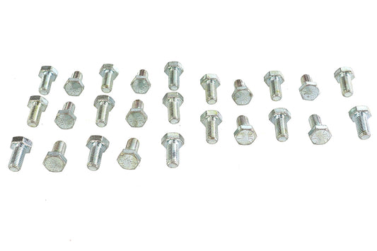 HARLEY Hex Cap Bolts Zinc 5/16 inch x 5/8 inch Fits 0-  All, Models