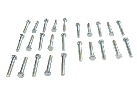 HARLEY Hex Cap Bolts Zinc 5/16 inch X 2 inch Fits 0-  All, Models