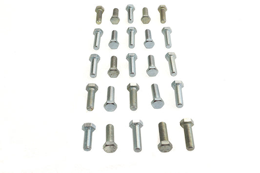 HARLEY Hex Cap Bolts Zinc 3/8 inch X 1-1/4 inch Fits 0-  All, Models