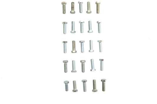 HARLEY Hex Cap Bolts Zinc 3/8 inch X 1-1/4 inch Fits 0-  All, Models