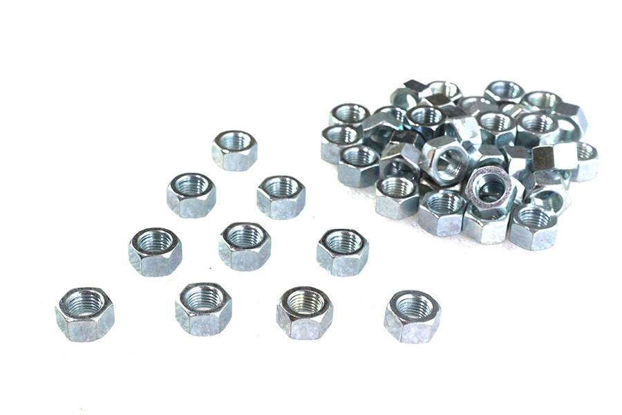 HARLEY Zink Sechskantmuttern 3/8 Zoll-24 Standard Passend für alle Modelle