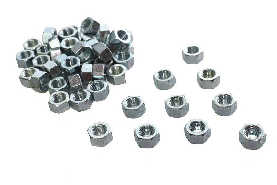 HARLEY Zink Sechskantmuttern 3/8 Zoll-24 Standard Passend für alle Modelle