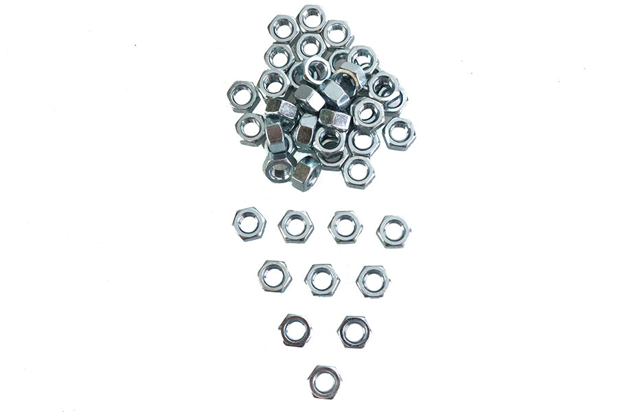 HARLEY Zink Sechskantmuttern 5/16 Zoll-18 Nyloc Passend für 0- Alle, Modelle