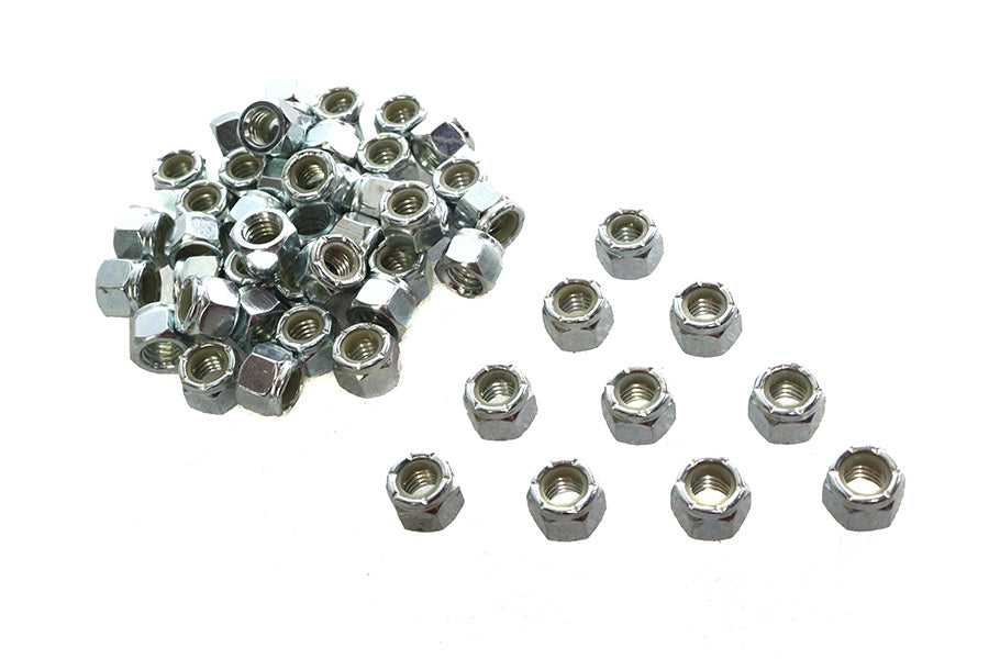 HARLEY Zink-Sechskantmuttern 3/8 Zoll-16 Nyloc Passend für 0-Alle, Modelle