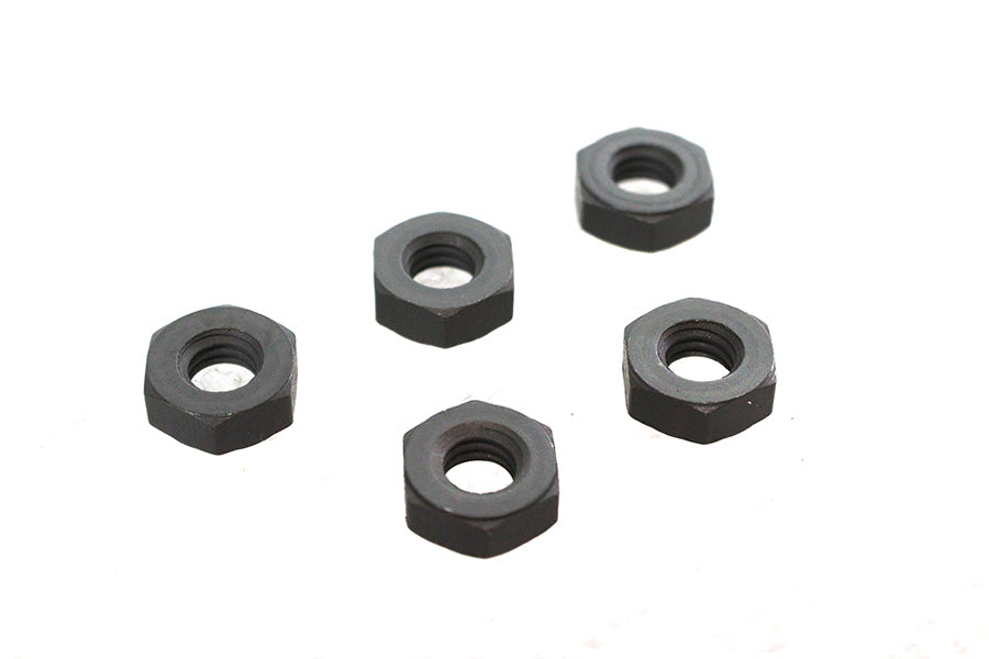 HARLEY Parkerisierte Sechskantmuttern 1/4 Zoll-24 x 5/32 Zoll x 7/16 Zoll Passend für 0-  Alle, Modelle