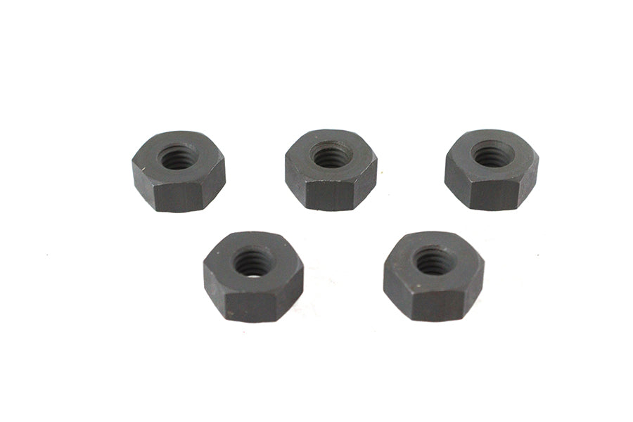 HARLEY Parkerized Sechskantmuttern 1/4 Zoll-24 Passend für 0- Alle, Modelle