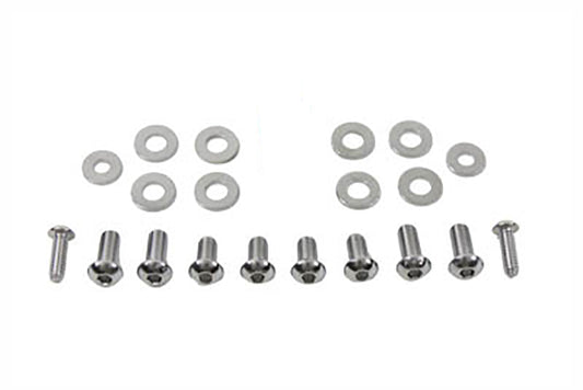 HARLEY Headlamp Cowl Screw Kit Chrome fits 1960-1984 FL,