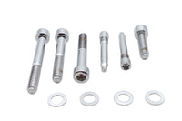HARLEYアレンフロントブレーキキャリパー用マウントキット クローム 2000-2007 XL、2000-2007 FXST、2000-20