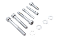 HARLEYアレンフロントブレーキキャリパー用マウントキット クローム 2000-2007 XL、2000-2007 FXST、2000-20