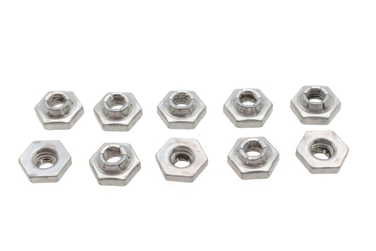 ハーレー用フレキシロックナット 10/32インチ カドミウムメッキ 全モデル対応