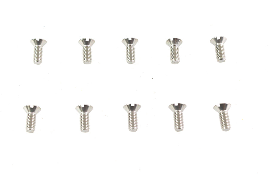 HARLEY Senkkopfschrauben 10-32 X 1/2 Zoll Edelstahl Passend für 0- Alle, Modelle
