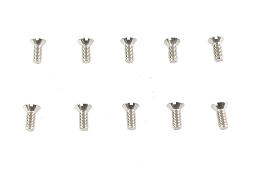 HARLEY Senkkopfschrauben 10-32 X 1/2 Zoll Edelstahl Passend für 0- Alle, Modelle