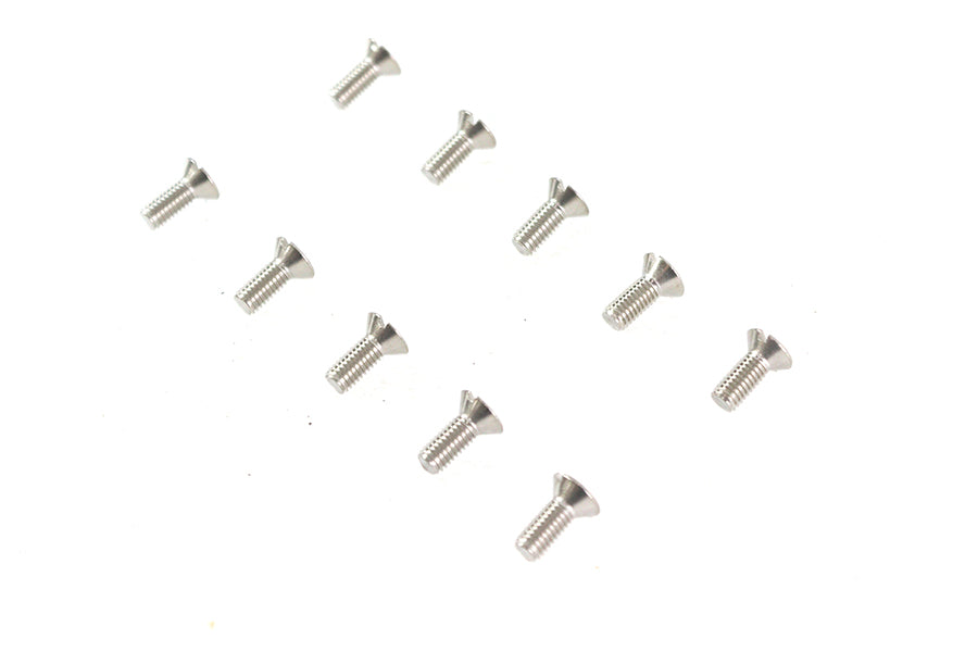 HARLEY Senkkopfschrauben 10-32 X 1/2 Zoll Edelstahl Passend für 0- Alle, Modelle