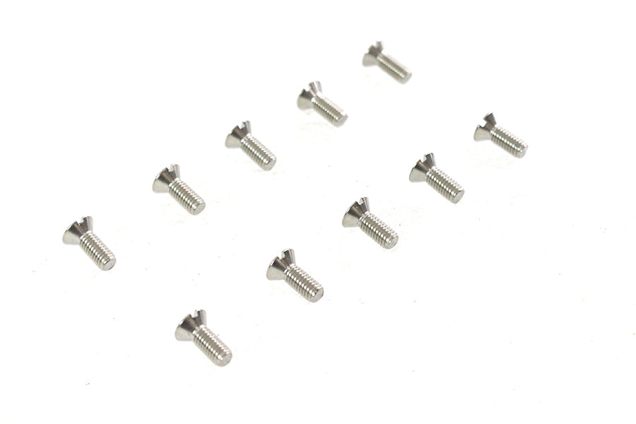 HARLEY Senkkopfschrauben 10-32 X 1/2 Zoll Edelstahl Passend für 0- Alle, Modelle