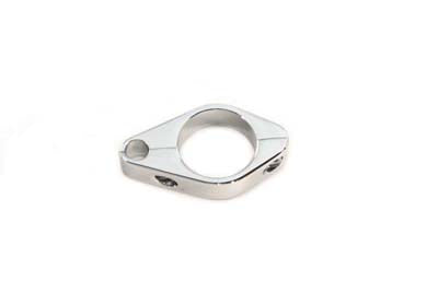 HARLEY Billet Throttle Cable Clamp Chrome fits 0-  All, models with 1 bar"
