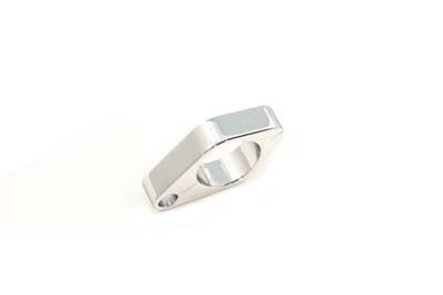 HARLEY Billet Throttle Cable Clamp Chrome fits 0-  All, models with 1 bar"