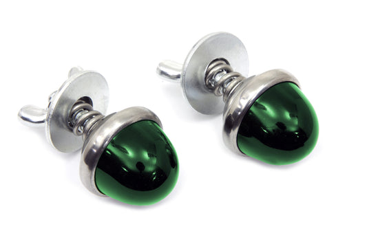 HARLEY License Plate Reflector Set Green Fits 0-  Custom, application