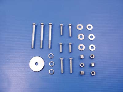 HARLEY Chrom Motorhalterungsschrauben-Set Passend für 1989-1999 FLT, 1989-1994 FXR,