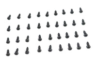 HARLEY Rocker Box Cover Screw Set Black fits 1936-1940 EL,   1941-1947 FL,