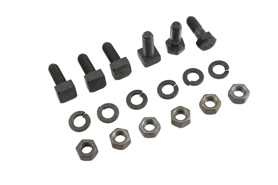 HARLEY Seat Spring Yoke Bracket Mounting Kit Parkerized fits 1965-1984 FL,  1965-1984 FLH,