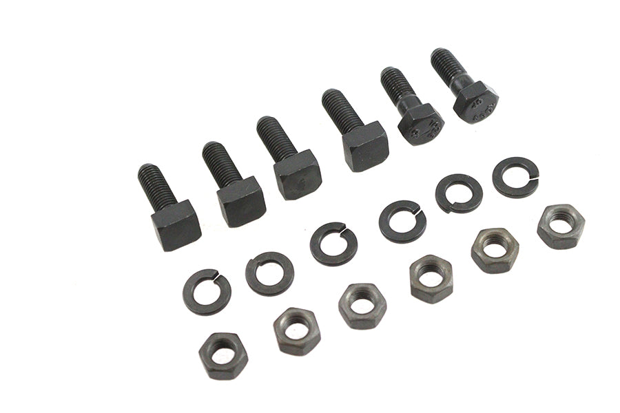 HARLEY Seat Spring Yoke Bracket Mounting Kit Parkerized fits 1965-1984 FL,  1965-1984 FLH,