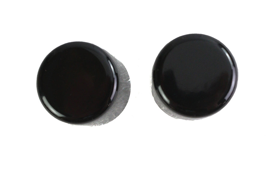 HARLEY Große magnetische Andockpunkt-Abdeckungen, Glänzend Schwarz, passend für 0- Zoll Custom, Anwendung