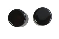 HARLEY Große magnetische Andockpunkt-Abdeckungen, Glänzend Schwarz, passend für 0- Zoll Custom, Anwendung
