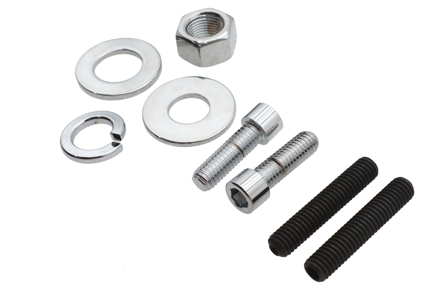 HARLEY Chrom Hinterachs-Mutter Kit Passend für 0- Custom, Anwendung für Ultima 200 Series Softail Rahmen