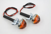 HARLEY Amber LED Reflektor-Set Passend für 0-Custom, Applikation