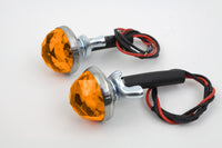 HARLEY Amber LED Reflektor-Set Passend für 0-Custom, Applikation