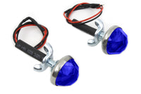 HARLEY Blaue LED-Rückstrahler passend für 0- Custom, Anwendung