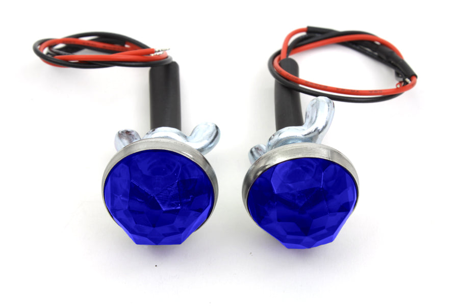 HARLEY Blaue LED-Rückstrahler passend für 0- Custom, Anwendung