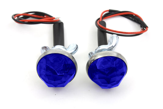 HARLEY Blue LED Reflector Set Fits 0-  Custom, application