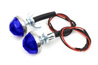 HARLEY Blaue LED-Rückstrahler passend für 0- Custom, Anwendung