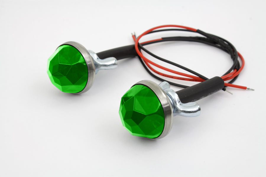 HARLEY Grüner LED-Reflektor Satz Passend für 0- Custom, Anwendung
