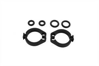 HARLEY Doppeldrosselklammerschelle Schwarz passend für 0- Alle, Modelle für 1-1/8 bis 1-1/4 Rahmenrohre