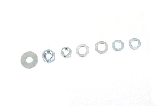 HARLEY Spring Fork Nut and Washer Kit Zicad Plated fits 1941-1948 FL,  1941-1948 EL,