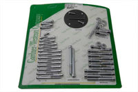 HARLEY Motor-Verkleidungs-Schraubensatz Inbus Chrom passend für 1977-1984 XLH,