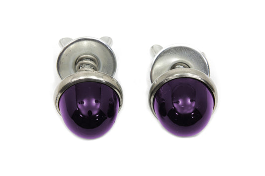 HARLEY License Plate Reflector Set Purple Fits 0-  Custom, application