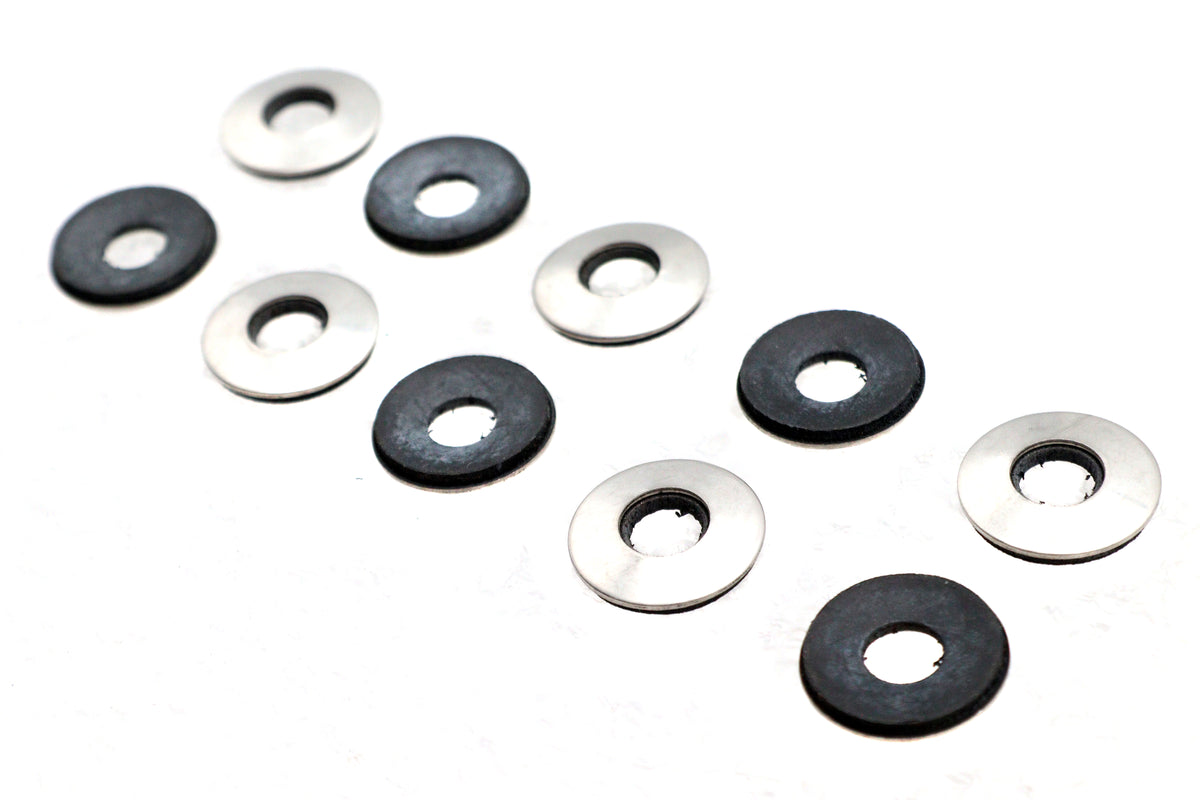 HARLEY 5/16 inch Fender Washers Neoprene and Stainless Steel Fits