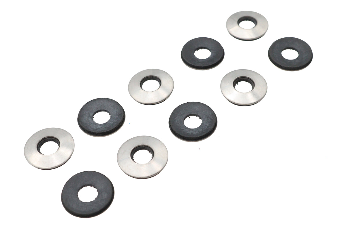 HARLEY 5/16 inch Fender Washers Neoprene and Stainless Steel Fits