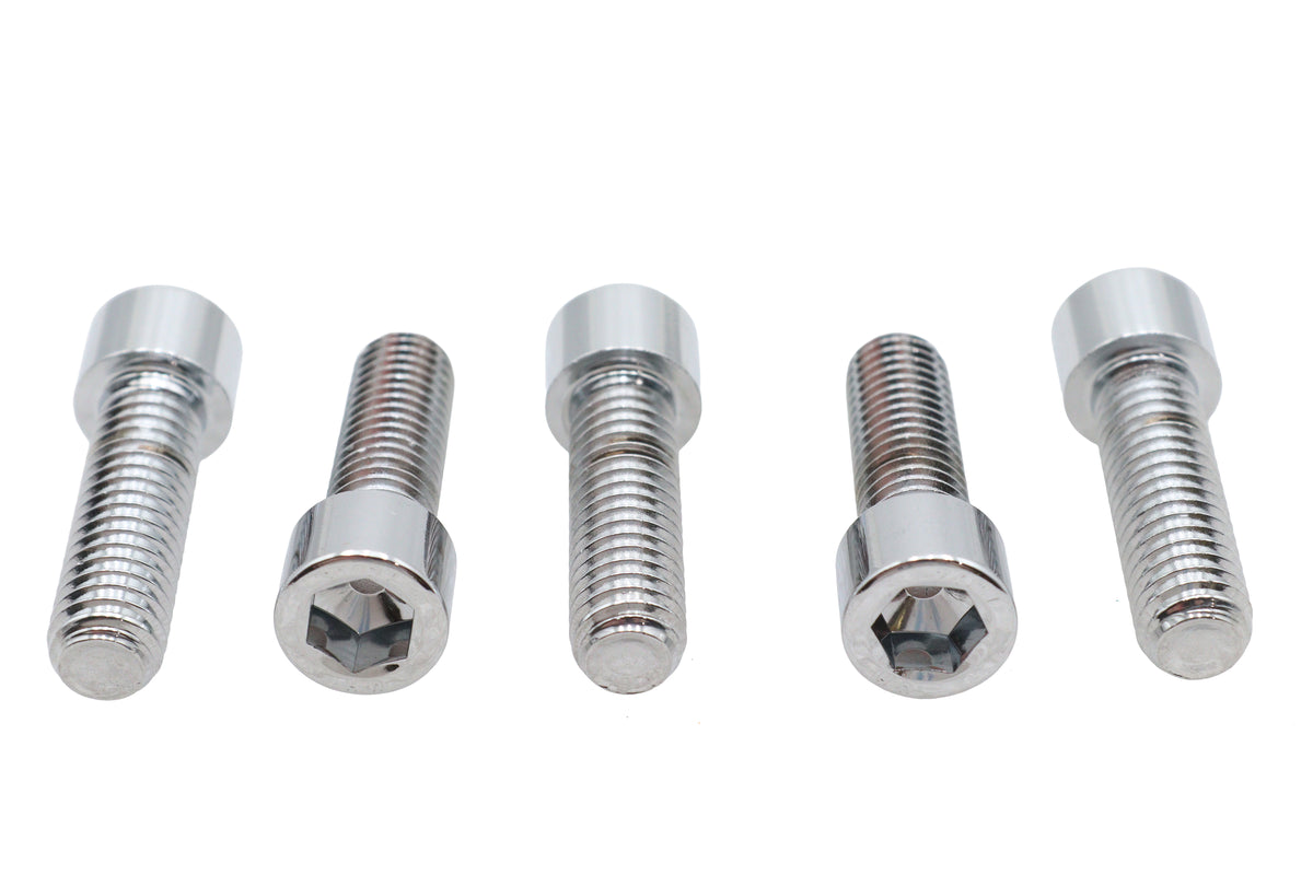 HARLEY Chrom Sechskantschraube 3/8 Zoll-16 x 1-1/4 Zoll Passt für 0- Alle Modelle