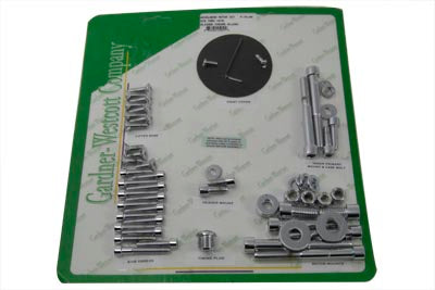 HARLEY Chrom Inbus-Motorschrauben-Kit passend für 1971–1976 FX, 1970–1976 FL,
